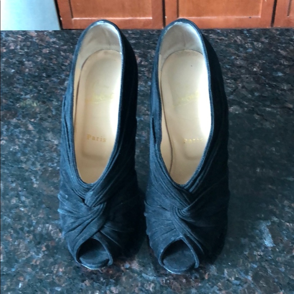 Christian Louboutin suede Booties